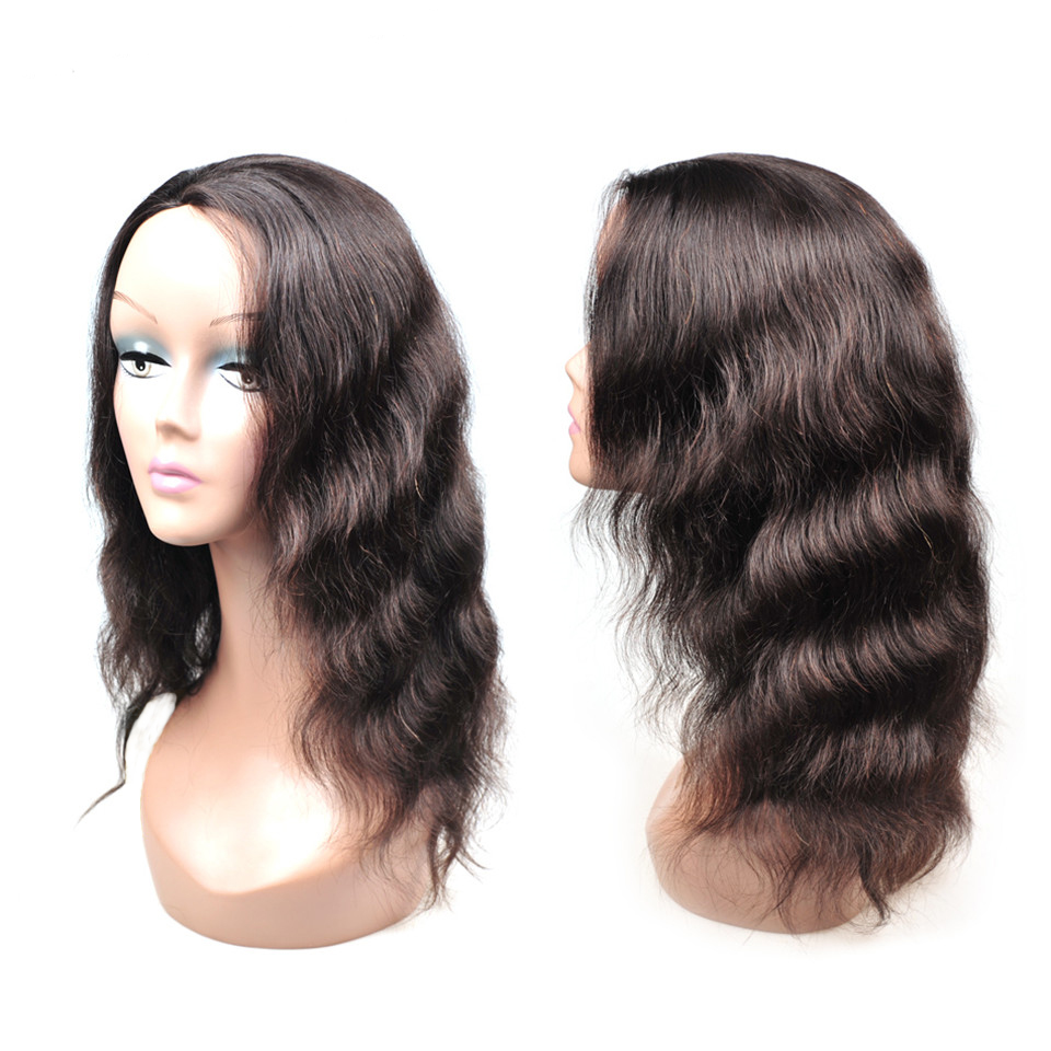 100% Human hair Half Wig